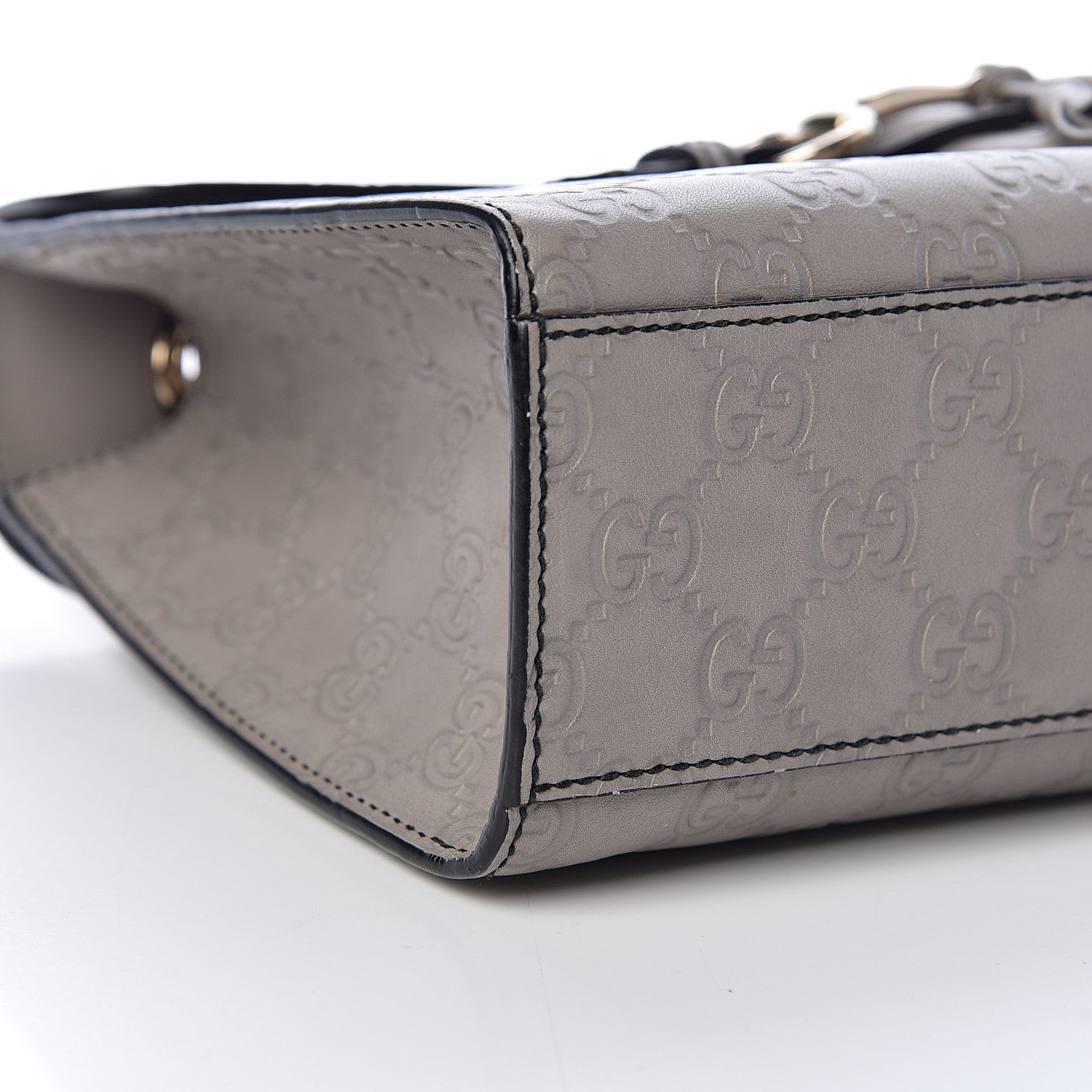 Gucci Soft Guccissima Medium Emily Chain Shoulder Bag Storm Grey 8 of 14