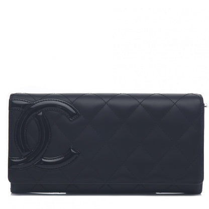 Chanel Calfskin Quilted Cambon Flap Wallet Black 1 of 10