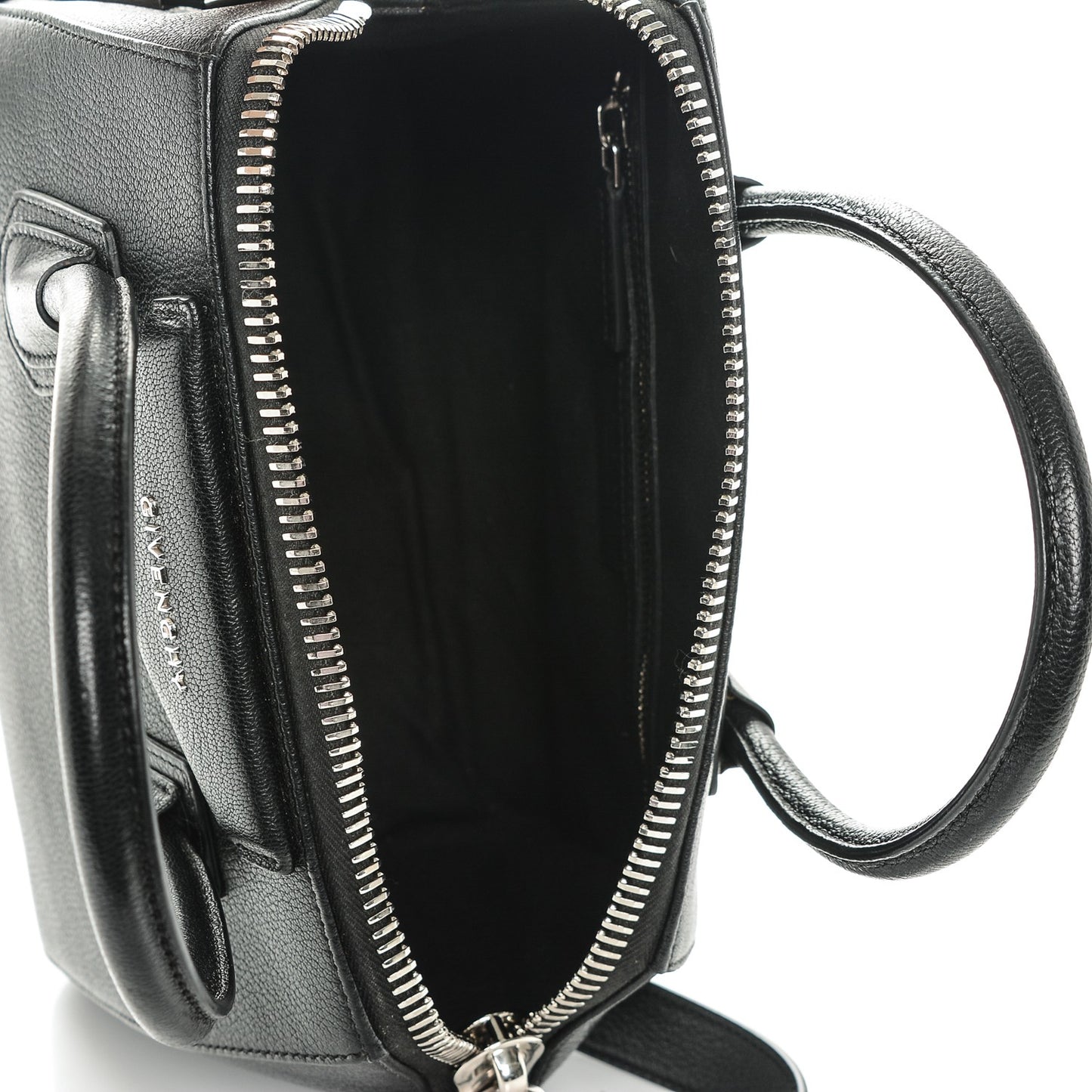 Sugar Goatskin Small Antigona Black