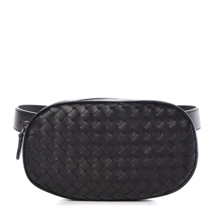 Bottega Veneta Nappa Intrecciato Belt Bag Black 1 of 11