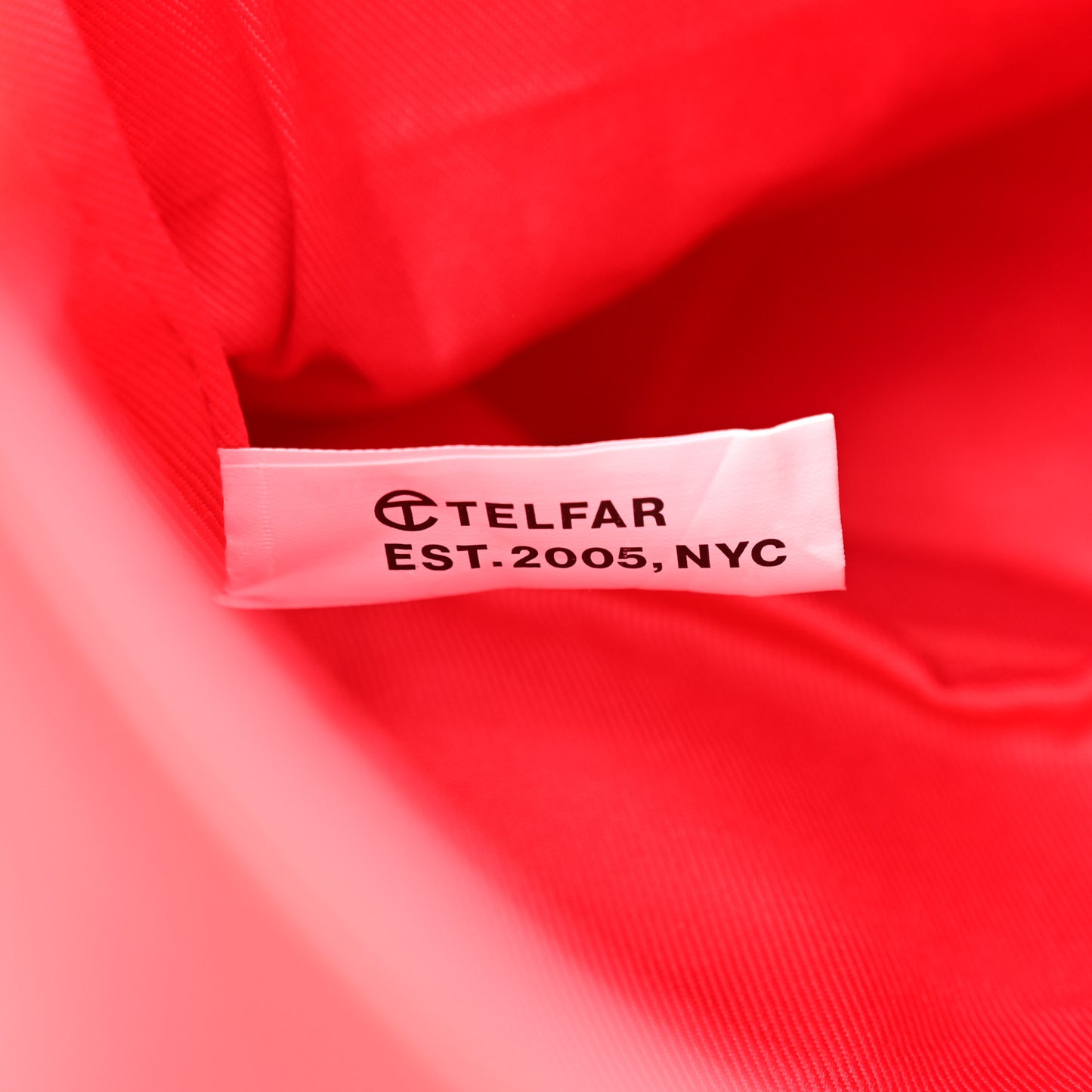 Vegan Leather Medium Shopping Bag Red