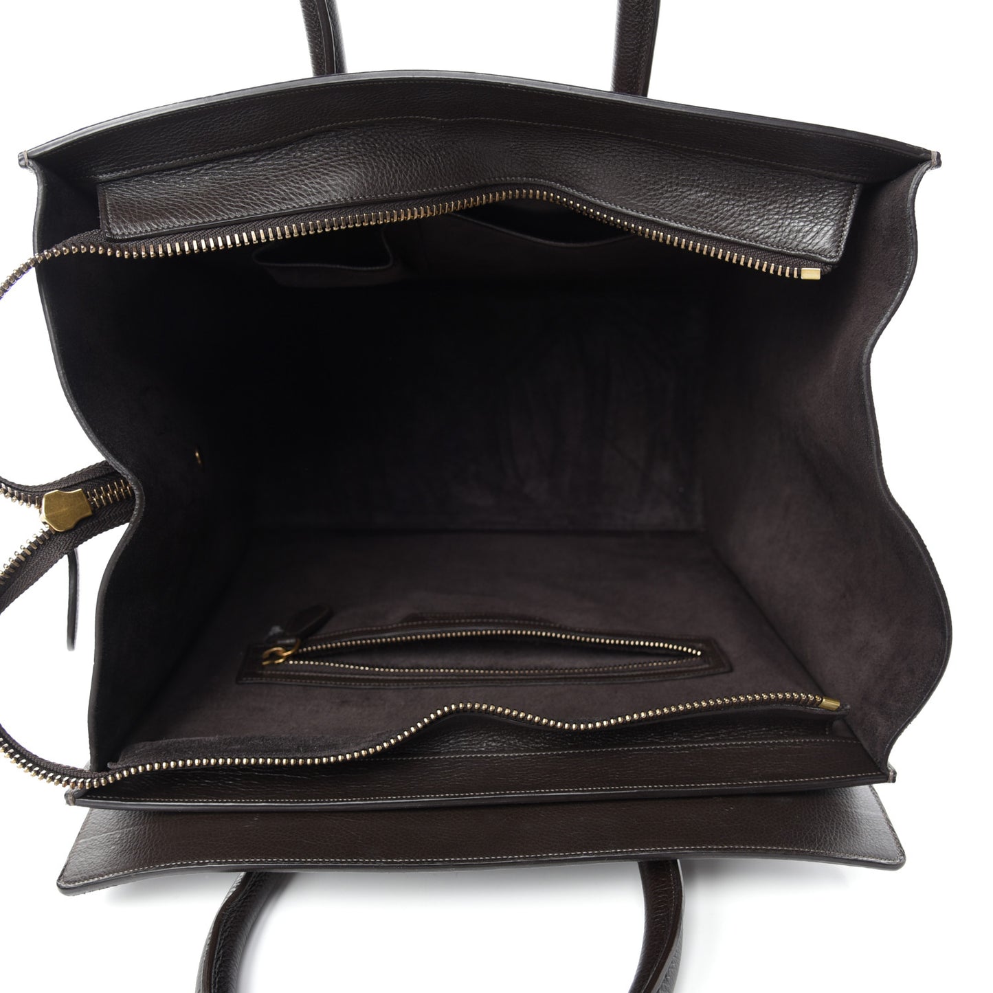 Soft Grained Calfskin Mini Luggage Brown