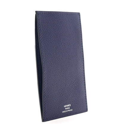 Hermes Epsom Evercalf Evercolor Sombrero Les Petits Chevaux Card Holder Bleu Encre Indigo 3 of 7