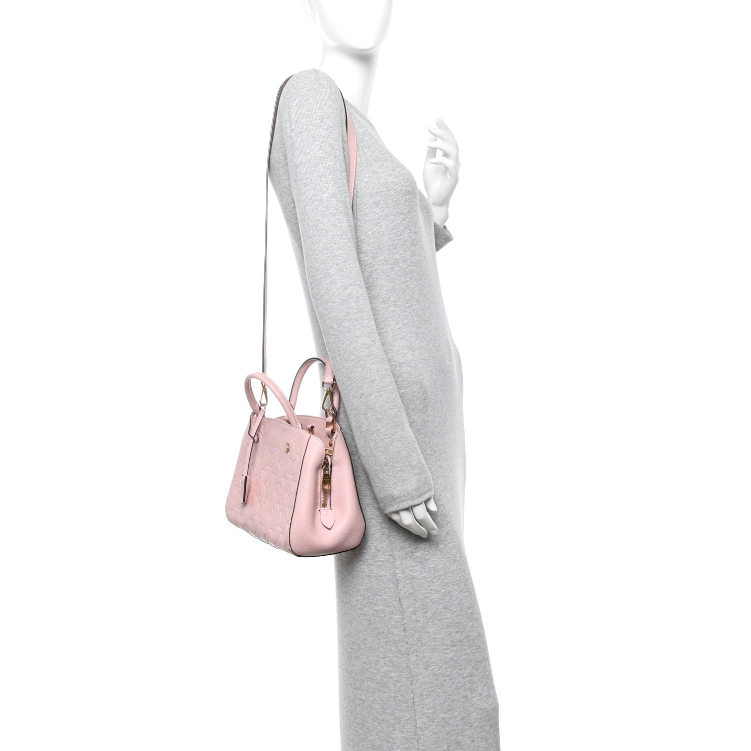 Louis Vuitton Empreinte Montaigne BB Rose Poudre 2 of 16