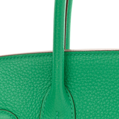 Hermes Taurillon Clemence Birkin 30 Menthe 10 of 11