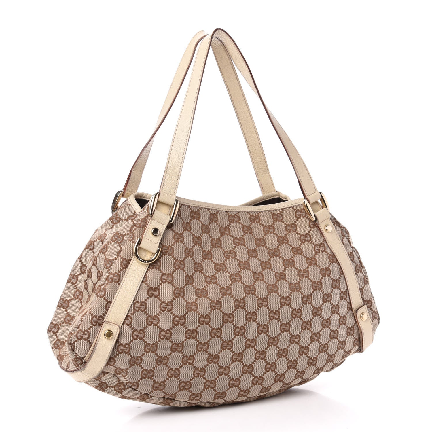 Gucci Monogram Medium Abbey Shoulder Bag Off White 3 of 12