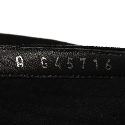 Chanel Velvet Crystal CC Thong Sandals 40 Black 7 of 10