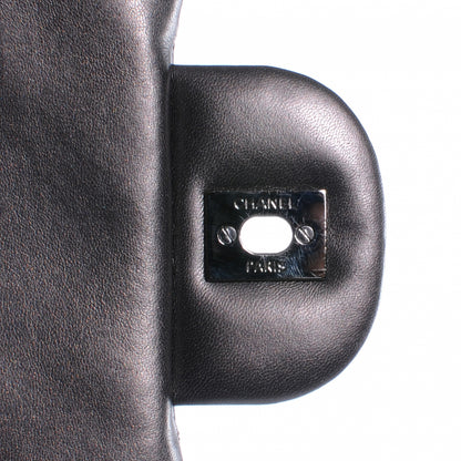 Chanel Lambskin Maxi Single Flap Flap Dark Grey 8 of 8