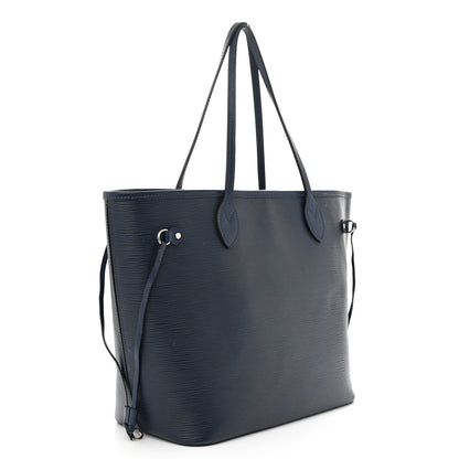 Louis Vuitton Epi Neverfull MM Indigo 4 of 12