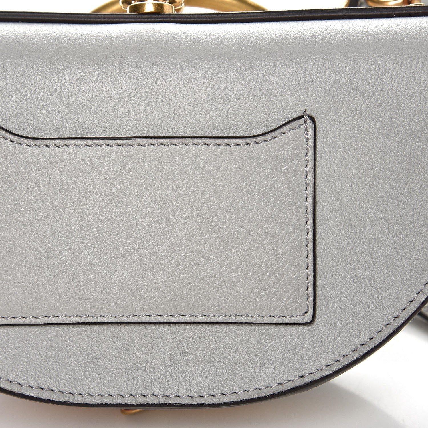 Chloe Calfskin Small Nile Bracelet Minaudiere Bag Airy Grey 8 of 8