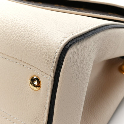 Louis Vuitton Grained Calfskin Monogram Double V Creme 9 of 11