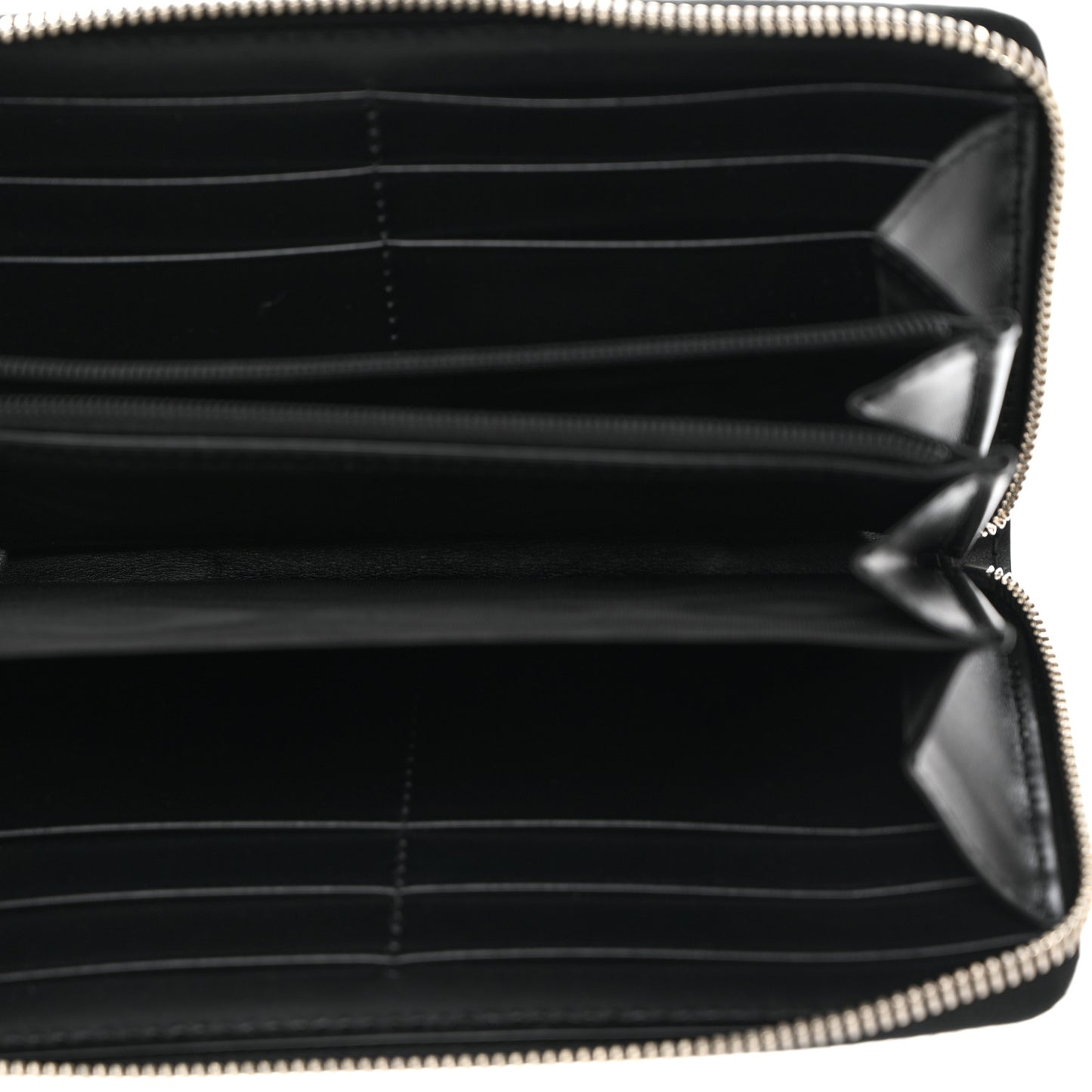 Guccissimma Signature Dorian Zip Around Wallet Black