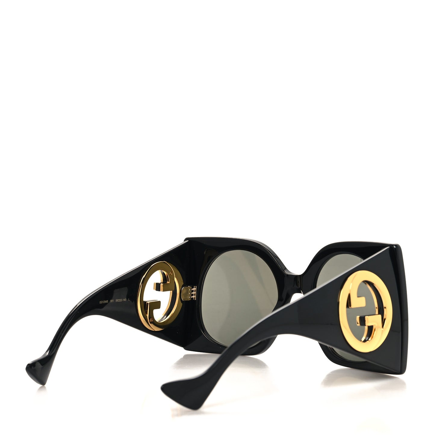 Acetate Interlocking G Oversized Sunglasses GG1254S Black