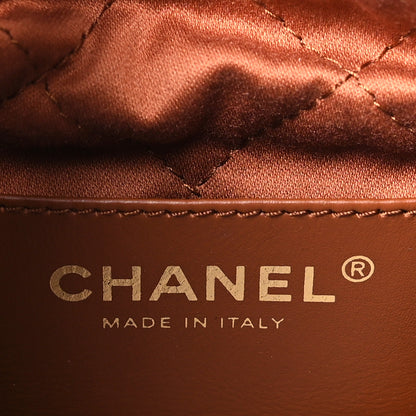 Chanel Shiny Calfskin Quilted Mini Chanel 22 Light Brown 6 of 10