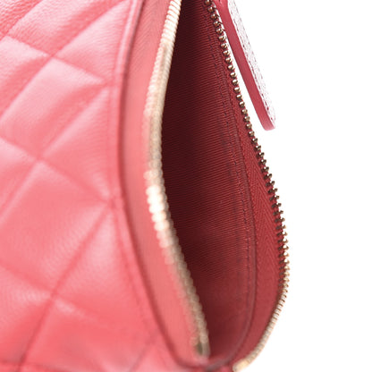 Chanel Caviar Quilted Small Cosmetic Case Pink 13 of 13