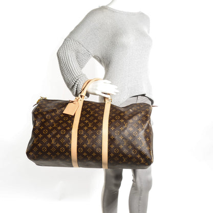 Louis Vuitton Monogram Keepall 55 2 of 8