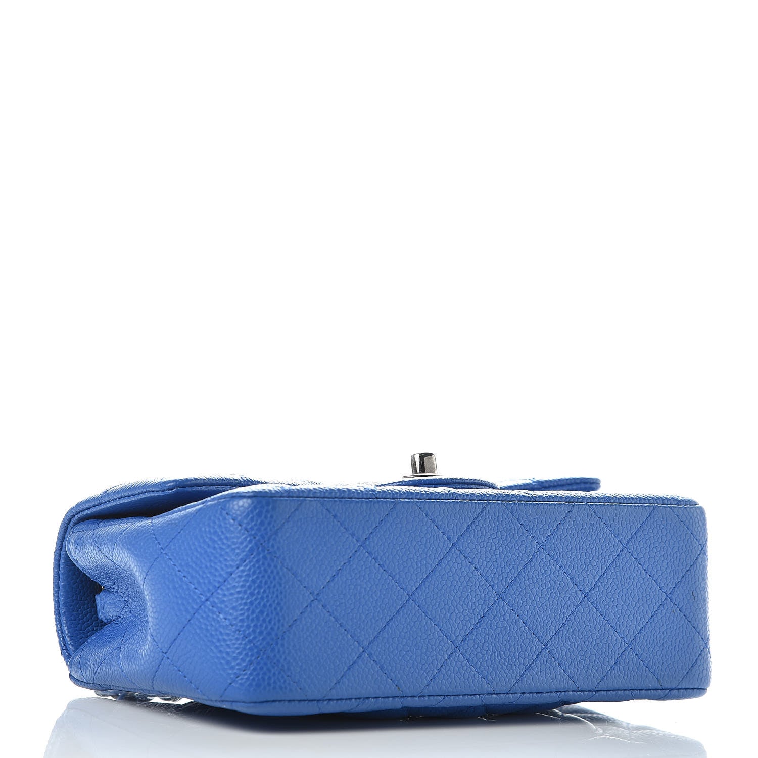 Chanel Caviar Quilted Mini Rectangular Flap Blue 4 of 10