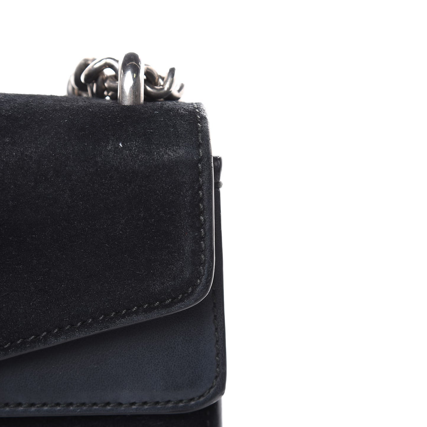 Suede Mini Dionysus Shoulder Bag Black