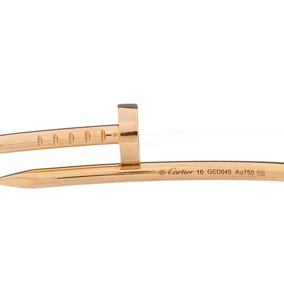 Cartier 18K Pink Gold Small Juste Un Clou Bracelet 16 3 of 4