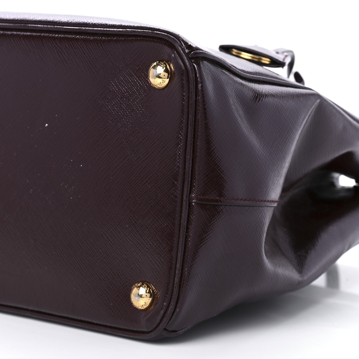 Saffiano Lux Large Galleria Double Zip Tote Granato