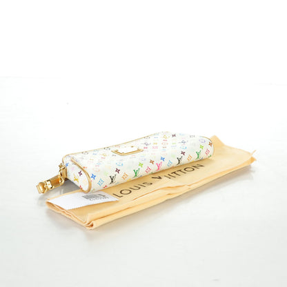 Louis Vuitton Monogram Multicolor Kate Clutch White 4 of 7