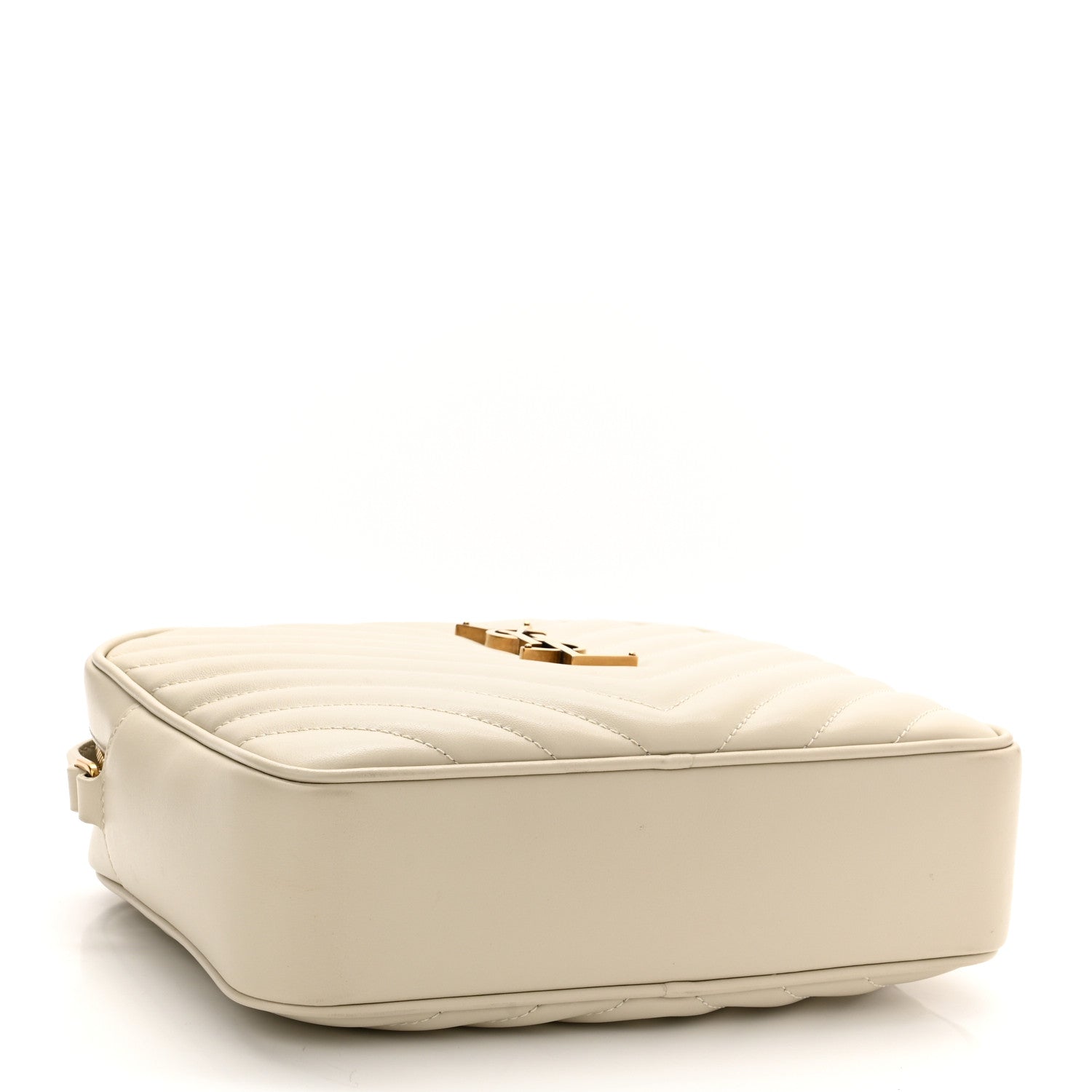 Saint Laurent Calfskin Matelasse Monogram Lou Camera Bag Crema Soft 4 of 10