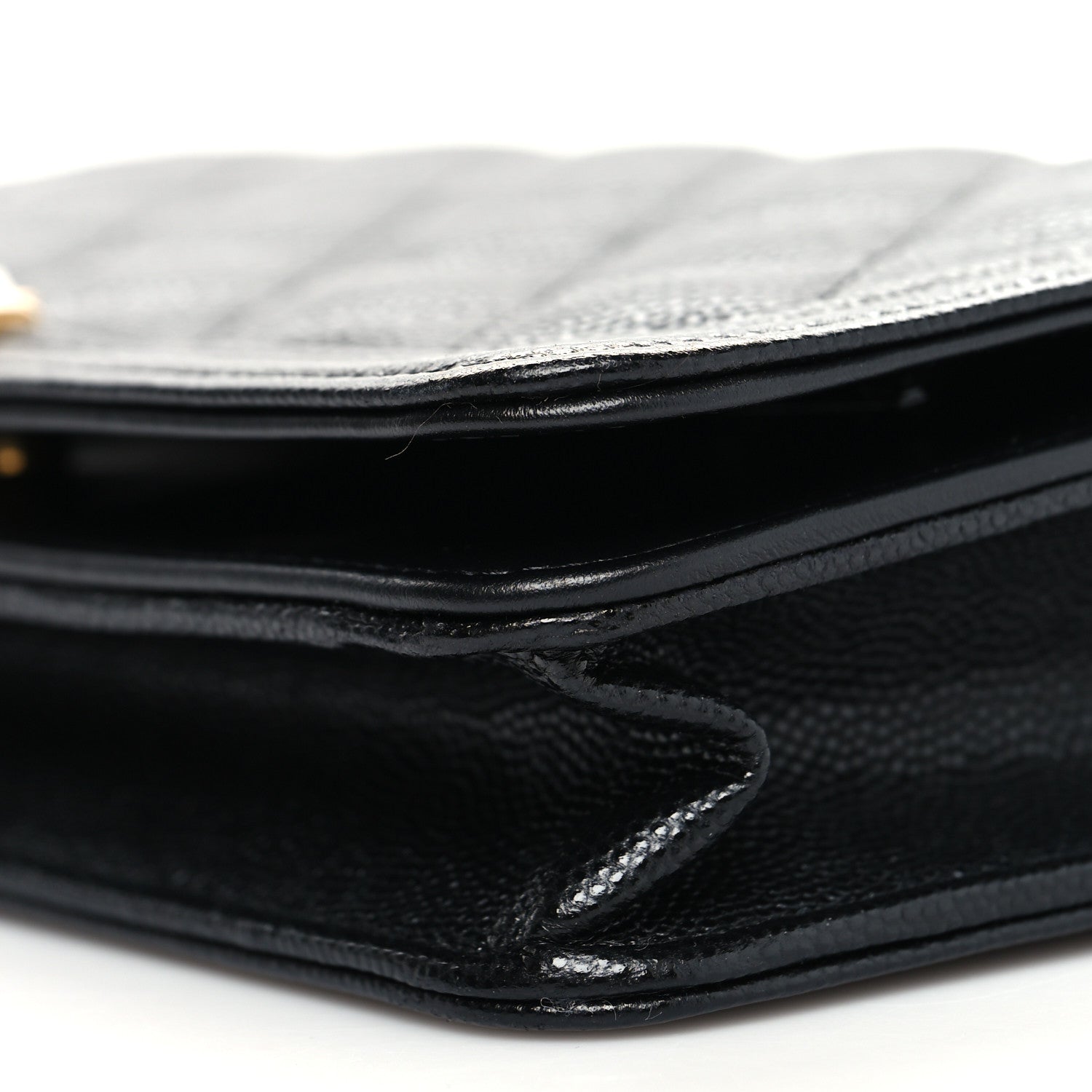 Chanel Caviar Quilted Boy Wallet On Chain WOC Black 10 of 10
