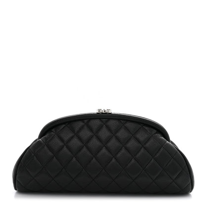 Chanel Caviar Quilted Timeless Clutch Black 1 of 10