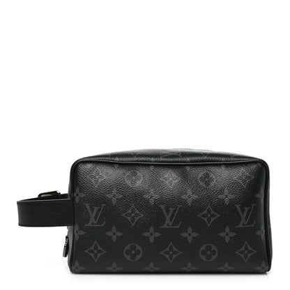 Louis Vuitton Monogram Eclipse Locker Dopp Kit Toilet Pouch 1 of 8