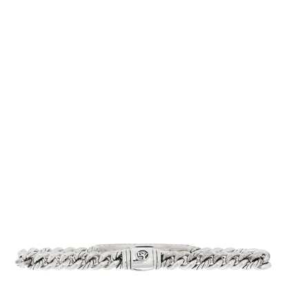 David Yurman Sterling Silver Diamond 7mm Petite Pave Curb Link Love ID Bracelet 2 of 3