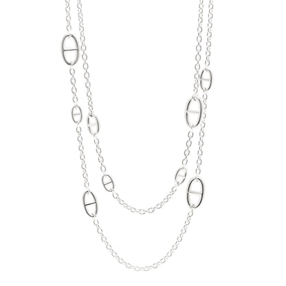 Hermes Sterling Silver Farandole Necklace 120 1 of 6