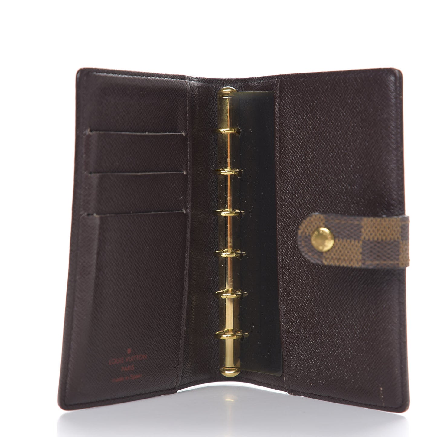 Damier Ebene Small Ring Agenda