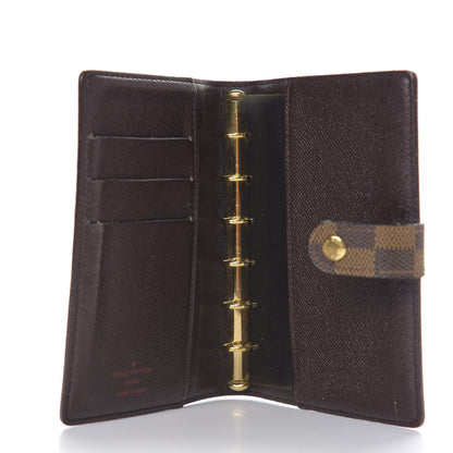 Louis Vuitton Damier Ebene Small Ring Agenda 4 of 7