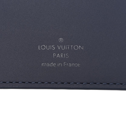 Louis Vuitton Monogram Shadow Multiple Wallet Navy River Blue 6 of 8