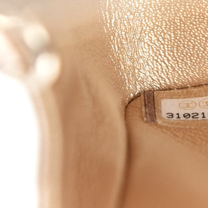 Chanel Metallic Lambskin Quilted Mini Rectangular Flap Gold 9 of 11