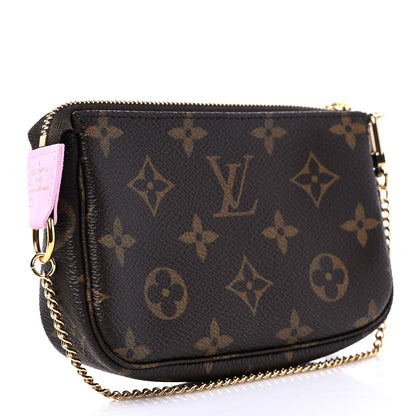 Louis Vuitton Monogram 2021 Christmas Animation Japanese Garden Mini Pochette Accessories Wisteria Pink 3 of 9