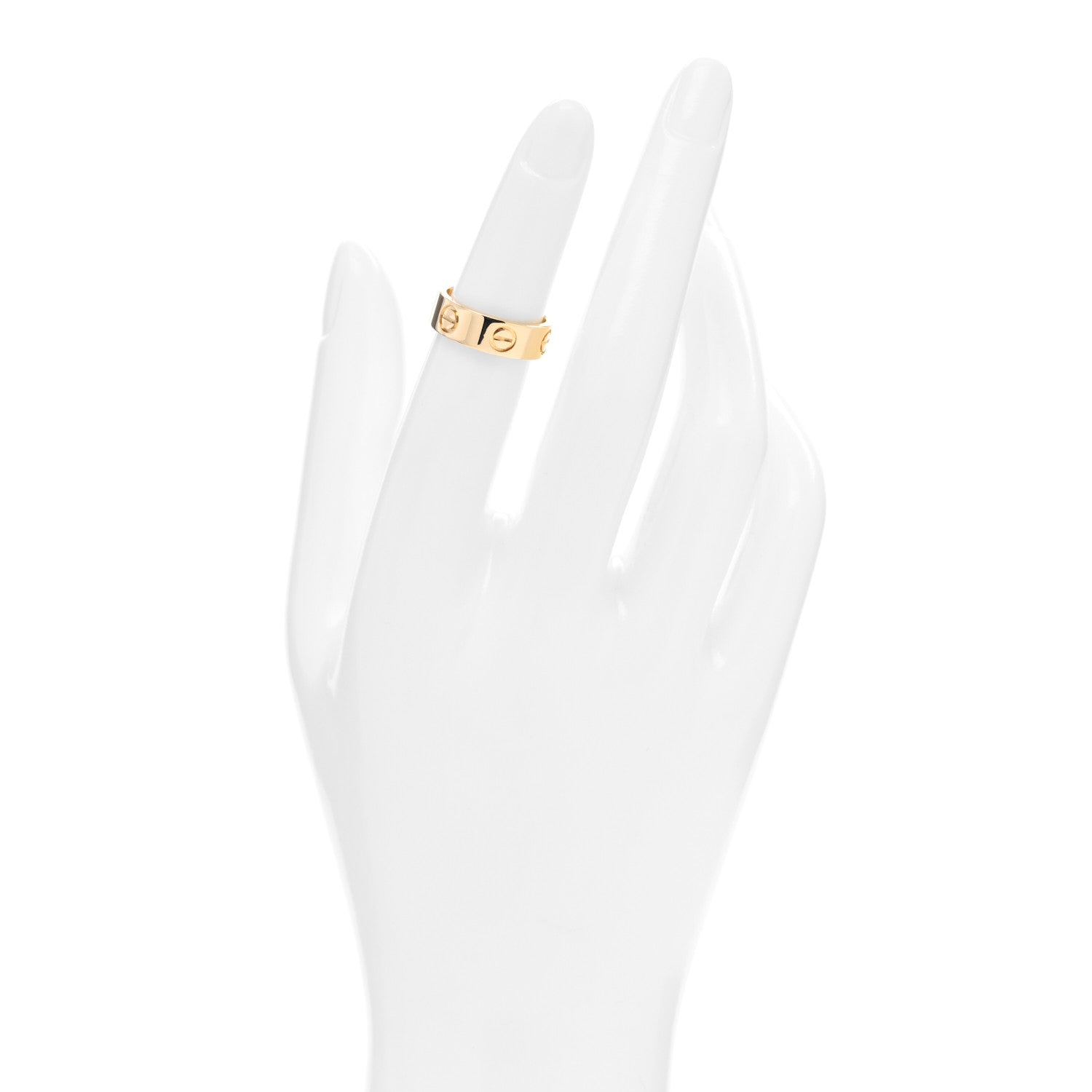 Cartier 18K Yellow Gold 5.5mm LOVE Ring 48 4.5 2 of 4