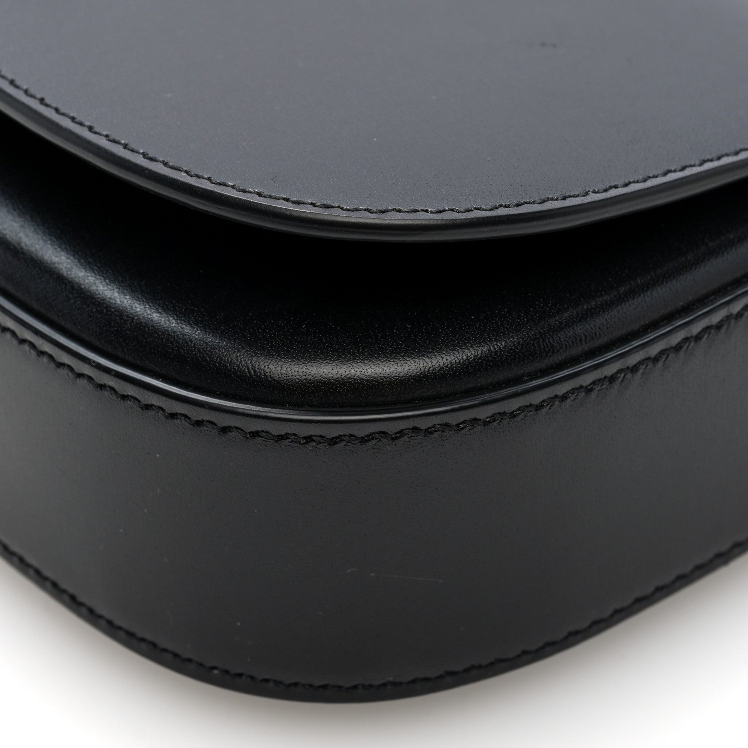 Saint Laurent Box Calfskin Mini Voltaire Shoulder Bag Black 9 of 9