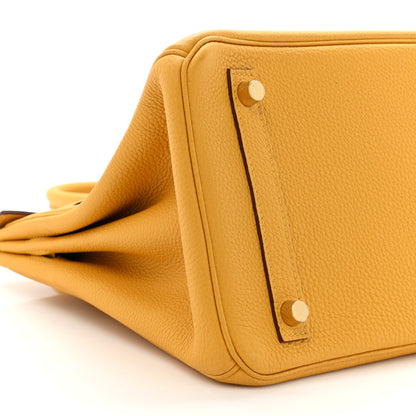 Hermes Togo Birkin 30 Jaune Ambre 8 of 15