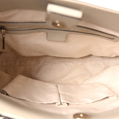 Gucci Monogram Web Medium Mayfair Tote Off White 5 of 10