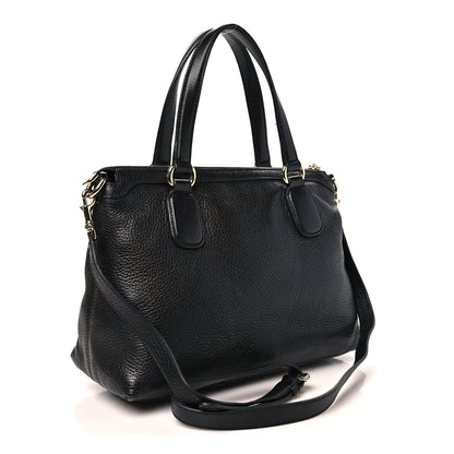 Gucci Cellarius Calfskin Small Soho Top Handle Satchel Black 3 of 11