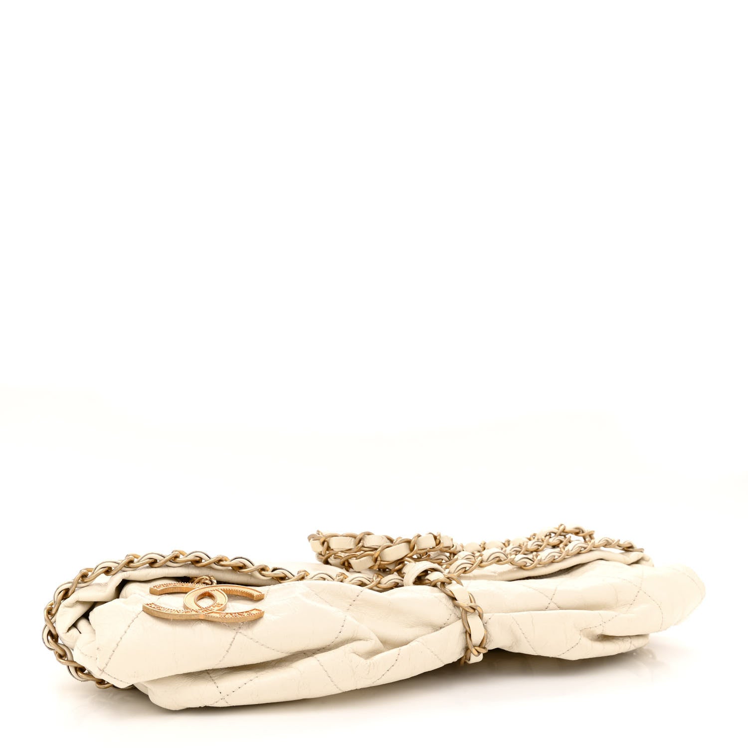 Chanel Calfskin Quilted Baluchon White 4 of 13