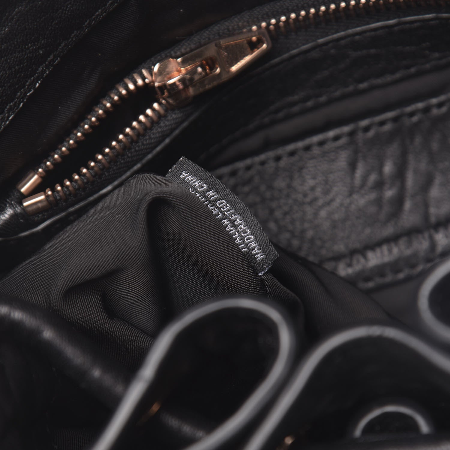Alexander Wang Pebbled Lambskin Diego Bucket Black Rose Gold Hardware 8 of 12