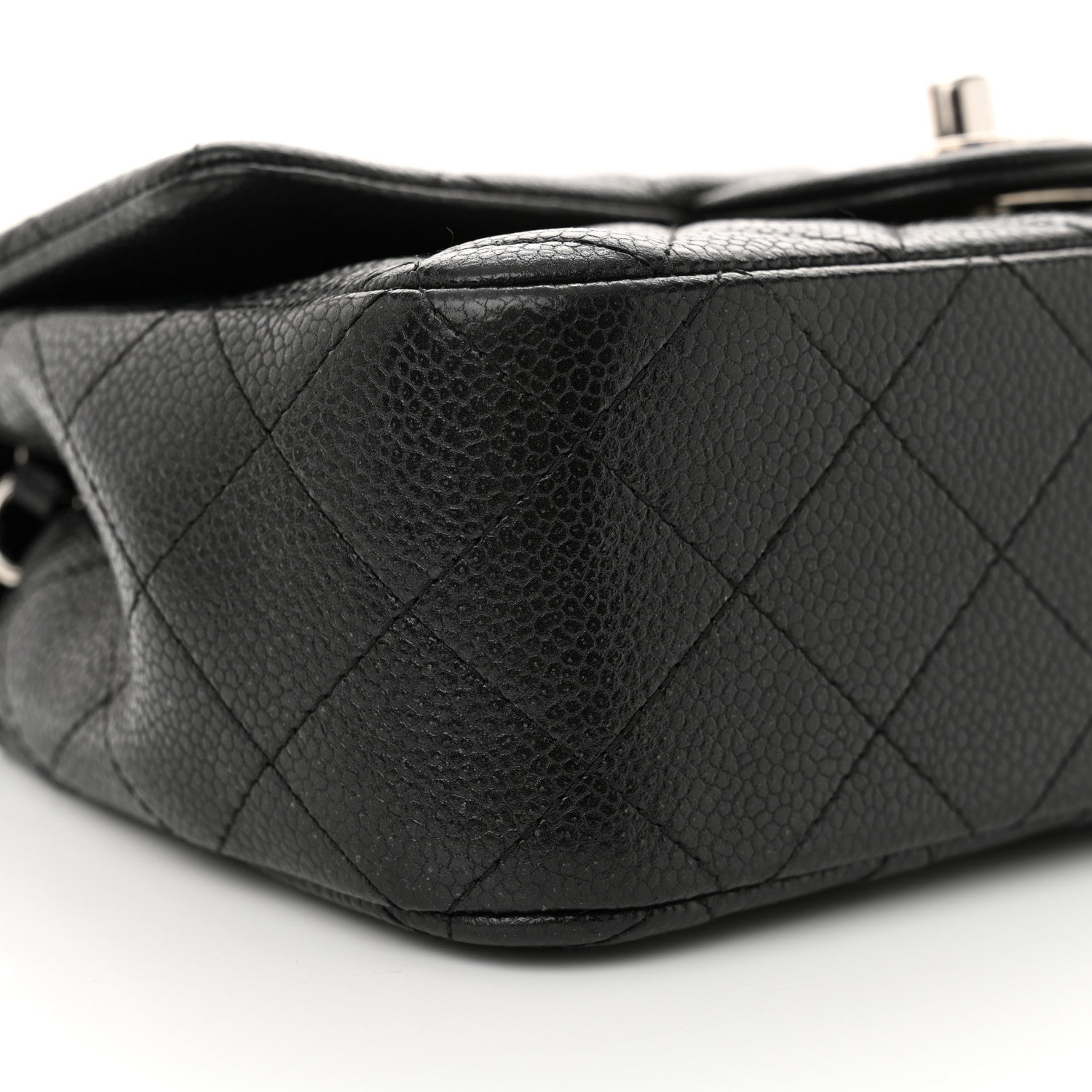 Chanel Caviar Quilted Mini Rectangular Flap Black 9 of 11