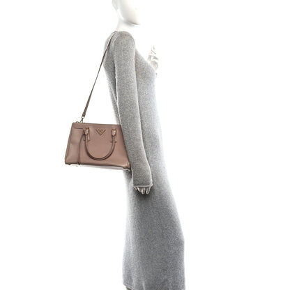 Prada Saffiano Small Galleria Double Zip Tote Cammeo 2 of 16