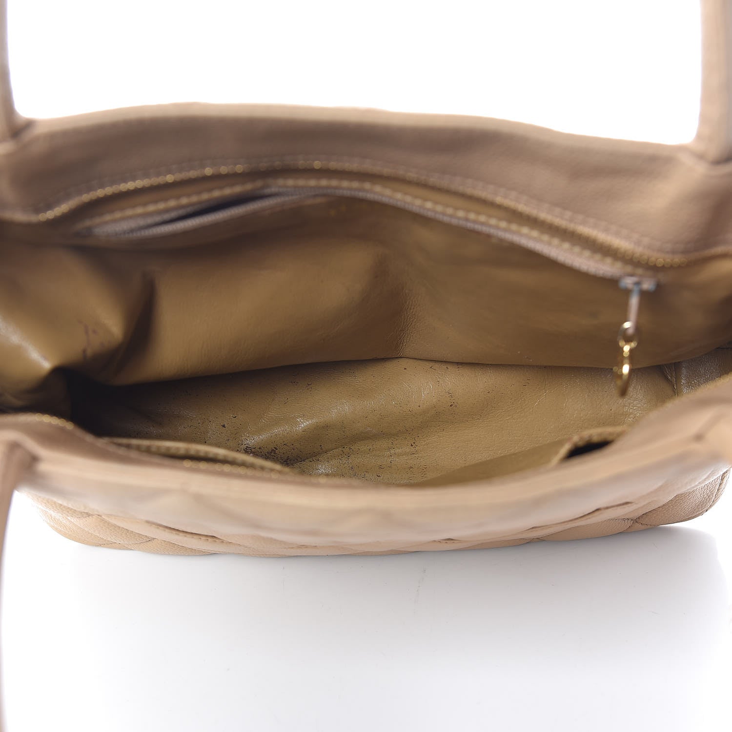 Chanel Caviar Quilted Medallion Tote Beige 7 of 18