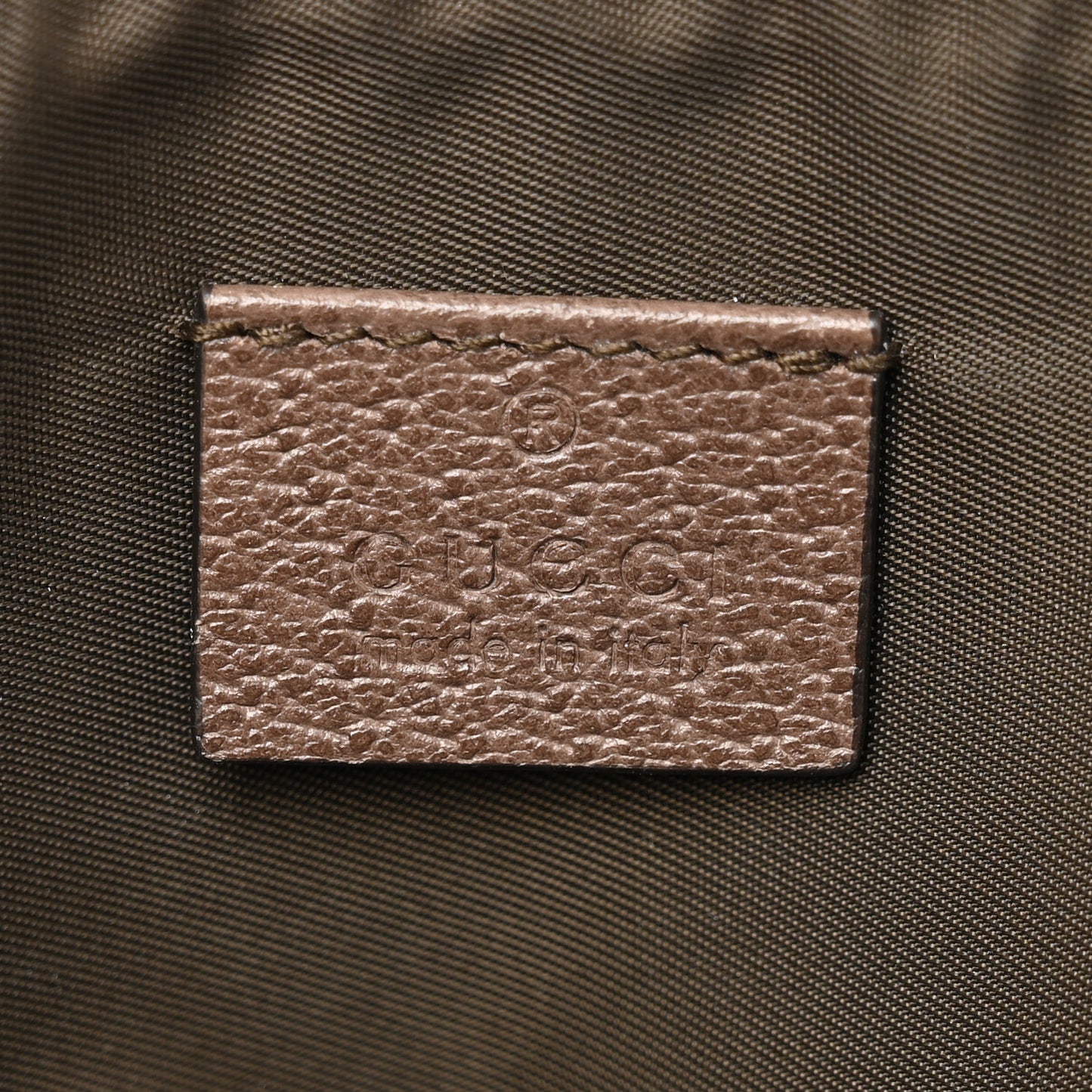 GG Supreme Monogram Textured Calfskin Web Large Ophidia Cosmetic Case Beige Ebony New Acero