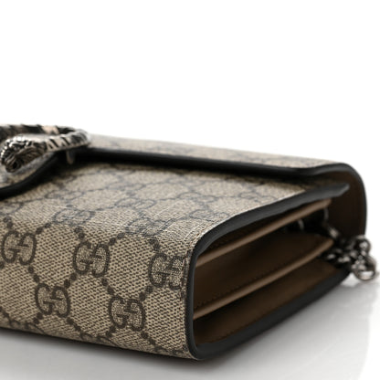Gucci GG Supreme Monogram Mini Dionysus Chain Wallet Beige Taupe 7 of 7