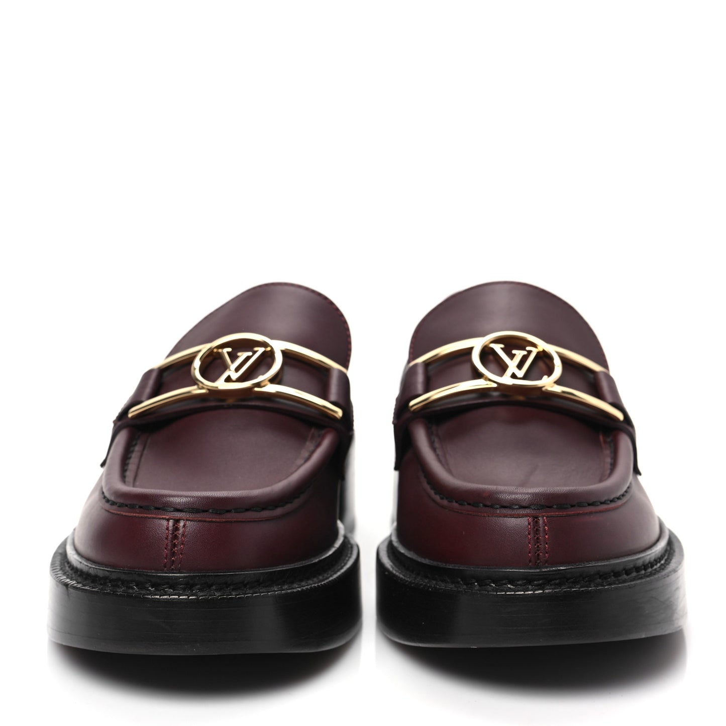 Calfskin Academy Loafers Burgundy 39 Burgundy