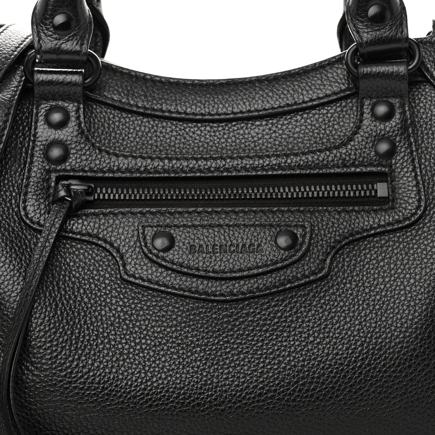 Balenciaga Grained Calfskin Neo Classic Black Hardware S City Black 7 of 9